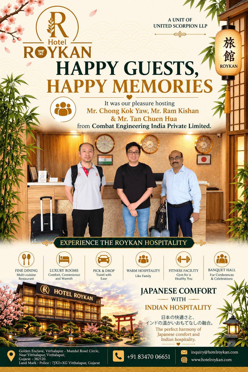 Guest testimonial from Scorpion Ryokan