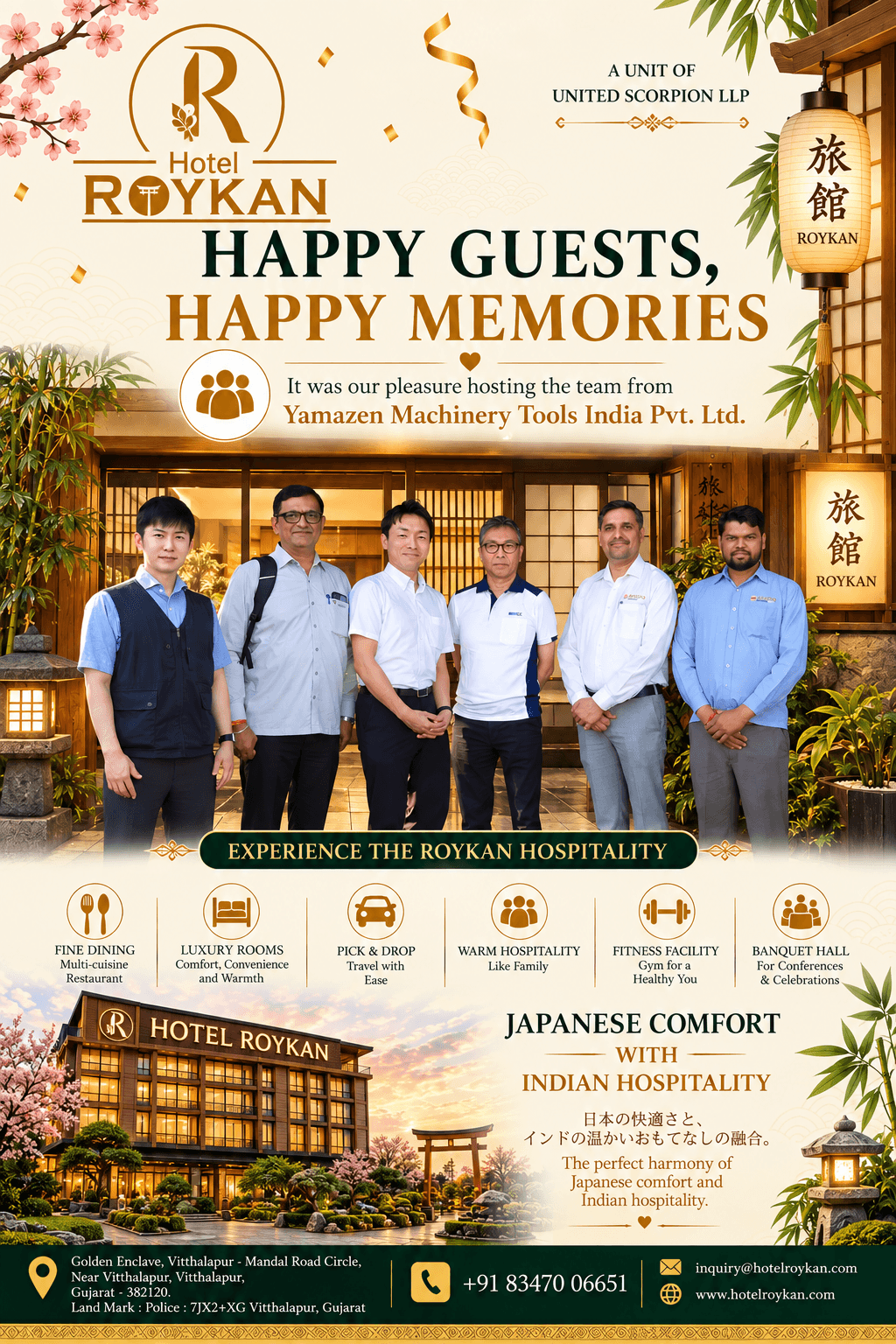 Guest testimonial from Scorpion Ryokan